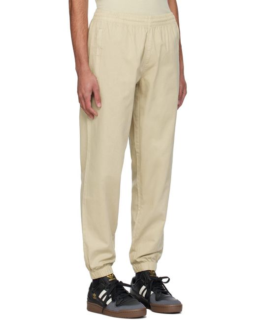 Pantalon de survêtement à logo brodé Adidas Originals pour homme en coloris Natural