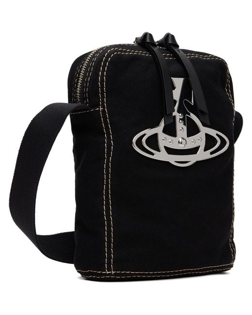 Vivienne Westwood Black Luke Crossbody Bag for men