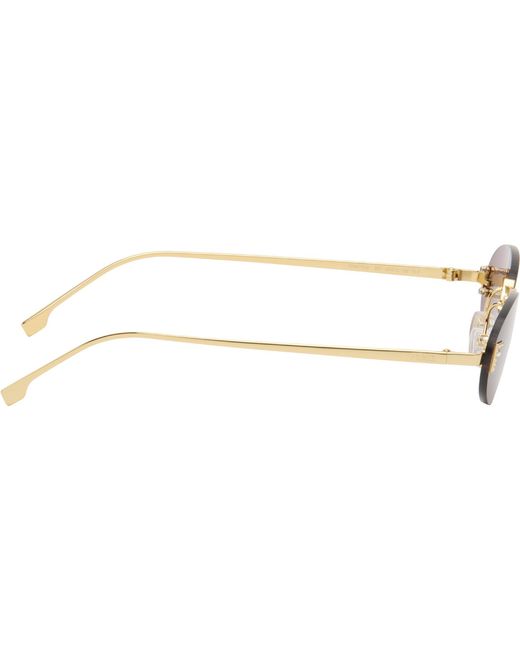 Fendi Black First' Crystal Sunglasses