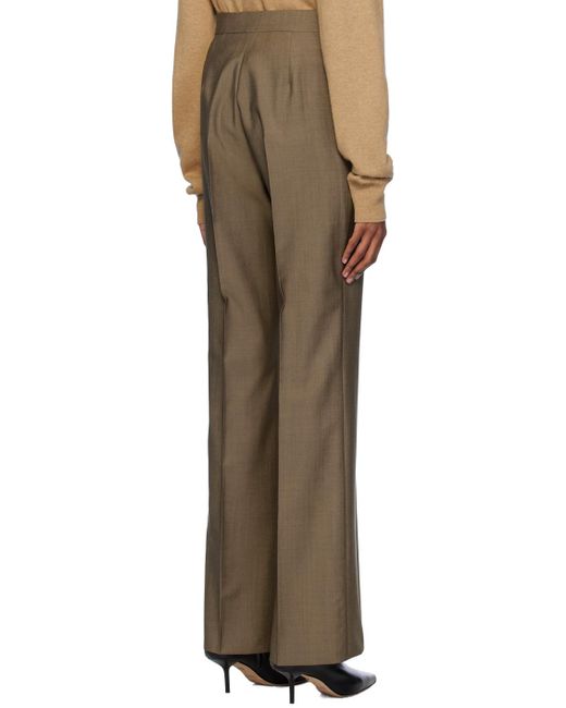 Max Mara ブラウン Manisa トラウザーズ Natural