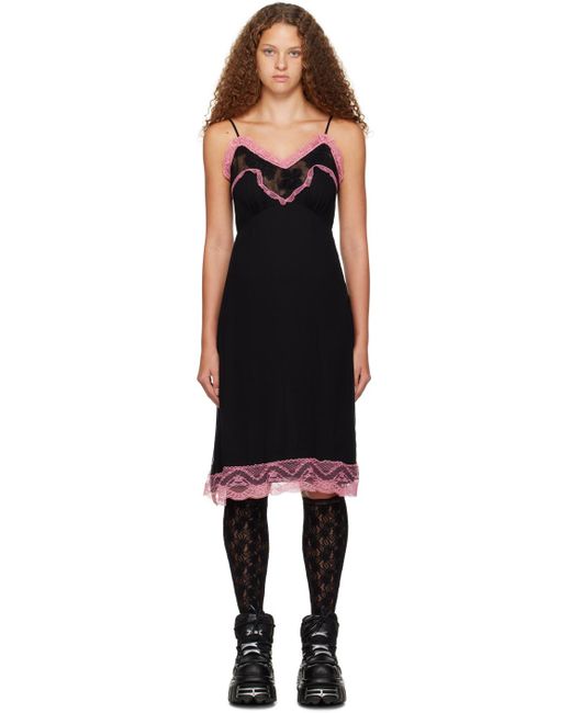 Anna Sui Black Midi Dress