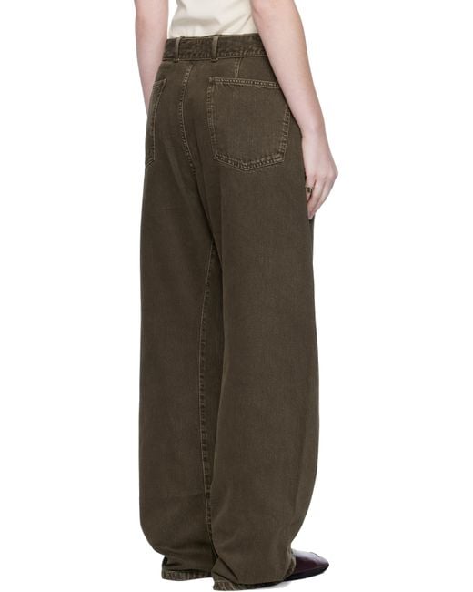 Lemaire Multicolor Twisted Belted Jeans