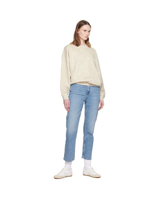 Anine Bing Natural Miles Sweatshirt
