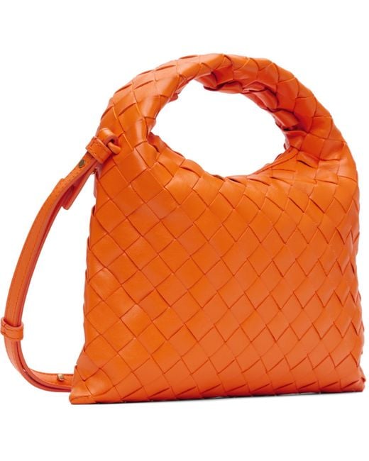Bottega Veneta Orange Mini Hop Bag