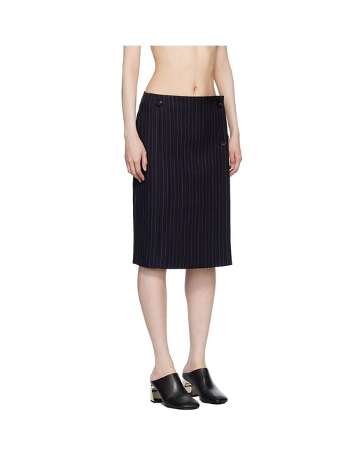Co. Black Wrap Miniskirt