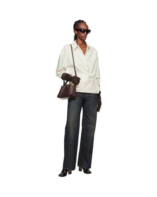 Handsome Stockholm Brown Essentials Long Suede Gloves