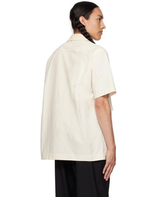 Sacai Black White Matte Shirt for men
