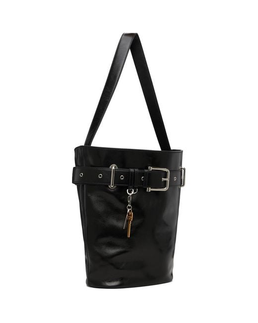 OSOI Black Bucket Brocle Bag