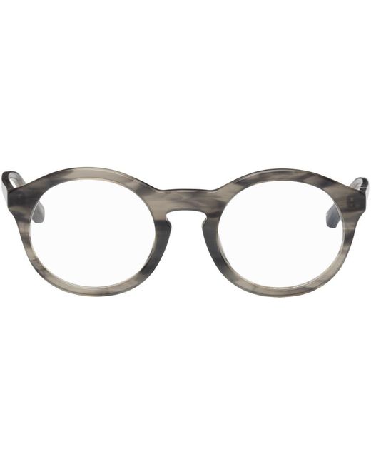 Dries Van Noten Black Tortoiseshell Linda Farrow Edition 64 C9 Glasses for men