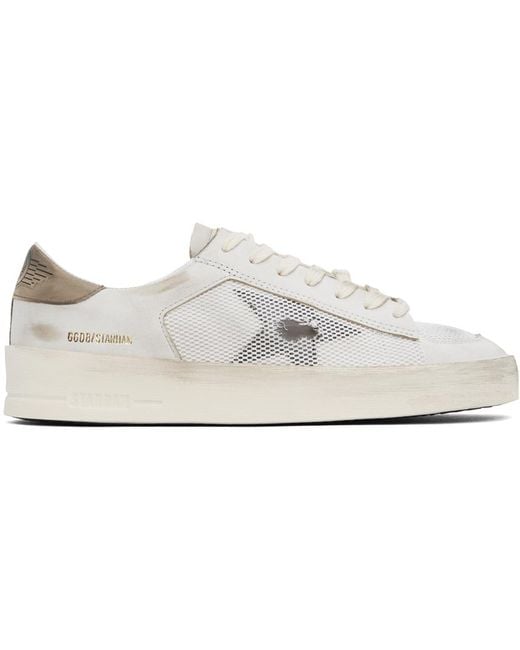 Golden Goose Deluxe Brand Black Off- Stardan Sneakers for men