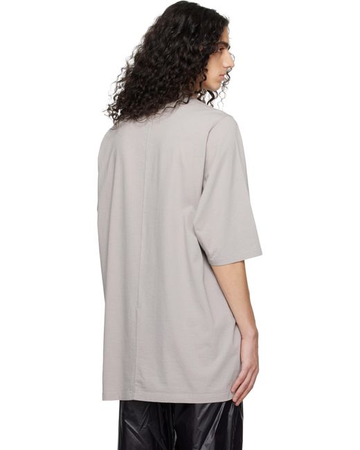 Rick Owens メンズ オフホワイト Temple Jumbo Ss Tシャツ 【公式通販】