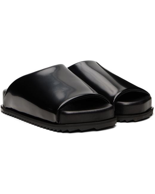 Yume Yume Black Finn Slides for men