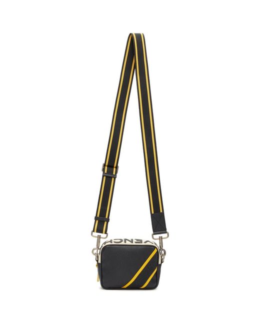 Givenchy Black And Yellow Reverse Logo Crossbody Bag for men