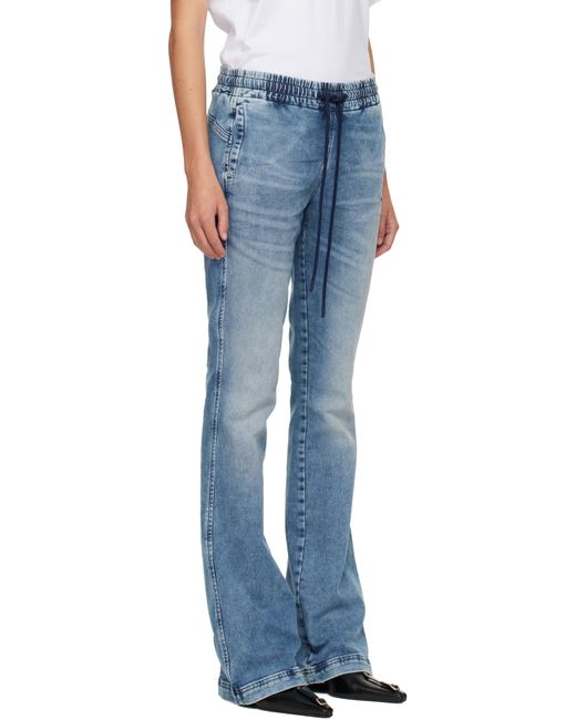 DIESEL ブルー 2069 D-Ebbey Joggjeans ブーツカット ラウンジパンツ Blue