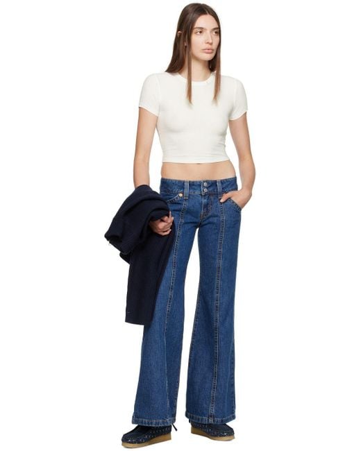 Levi s Indigo Noughties Big Bell Jeans in Blue Lyst