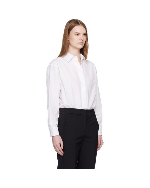 Max Mara White Mxmaere Bodysuit