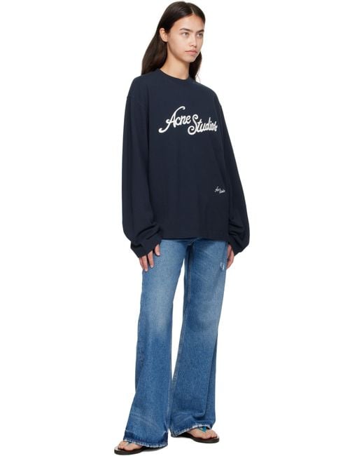 Acne Blue Regular Fit 2021F Jeans