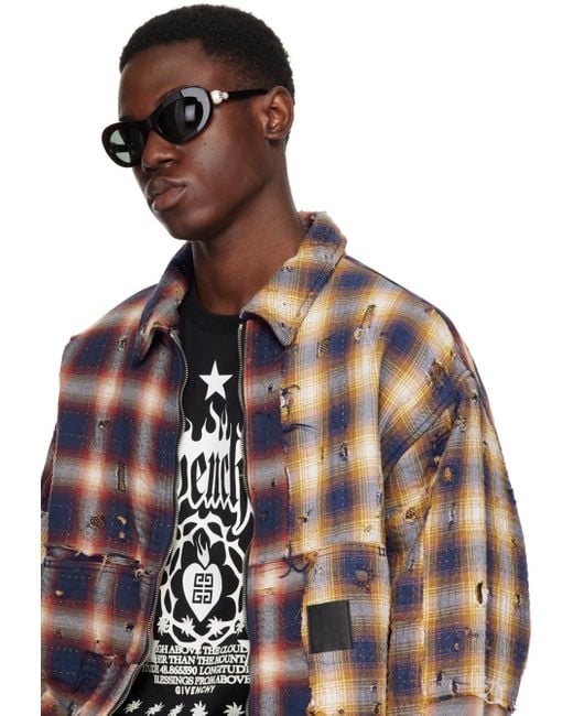 Givenchy Black 4G Pearl Sunglasses for men