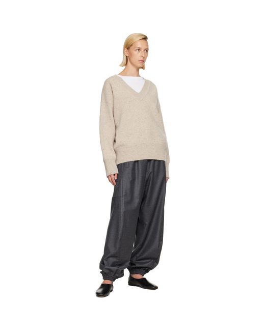 Rohe Gray Balloon Track Pants