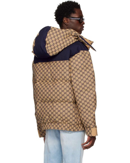 gucci monogram puffer