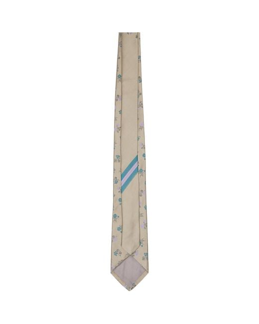 Dries Van Noten Multicolor Floral Tie for men