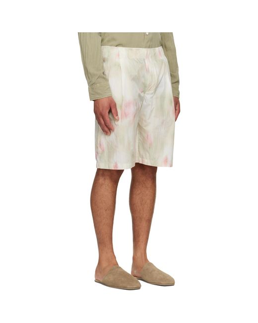 Our Legacy Natural Off- Leisure Shorts for men