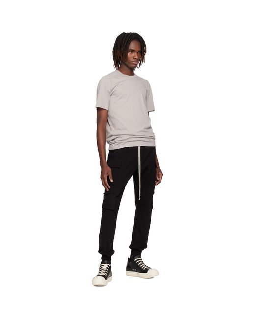 Rick Owens Black Off- Temple Level T-shirt for men