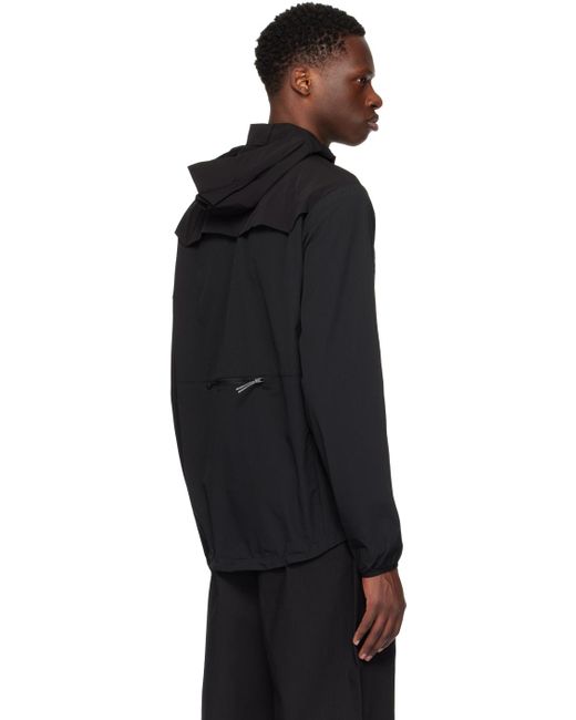 Roa Black Zip Jacket for men