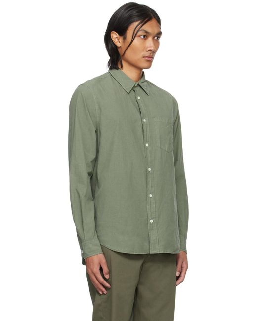 Norse Projects Green Khaki Osvald Shirt for men