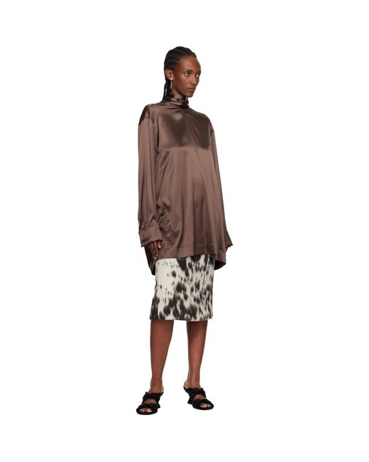 Dries Van Noten Black Pussy-Bow Blouse