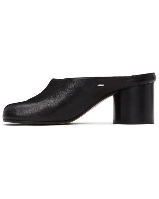 Maison Margiela Black Tabi Décolleté Mule Heels