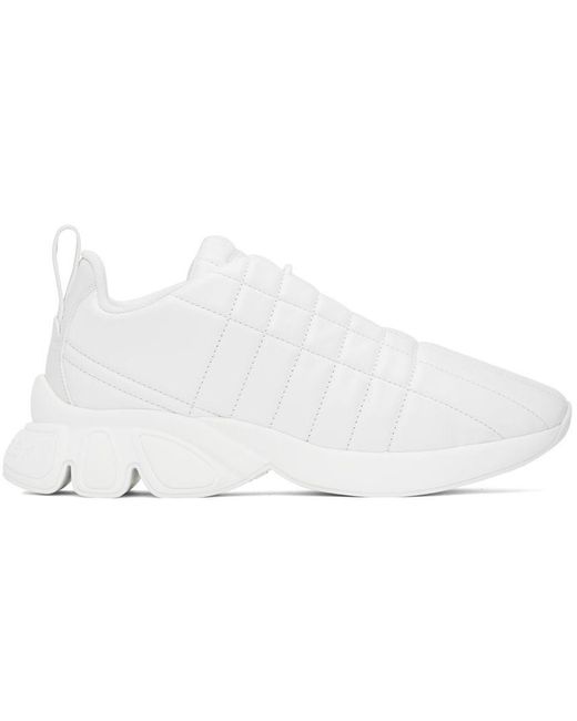 burberry white sneakers womens