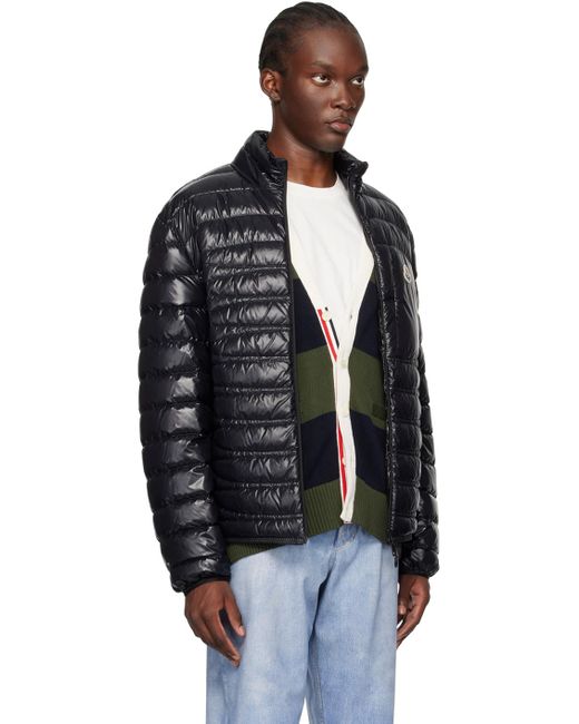 Blouson court leveche noir rembourre en duvet Moncler pour homme en coloris Noir Lyst