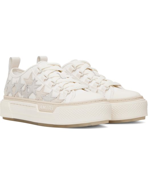 Amiri Black Stars Court Low Sneakers