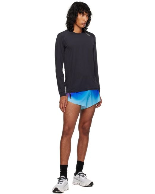 Soar Running Blue Marathon Shorts for men