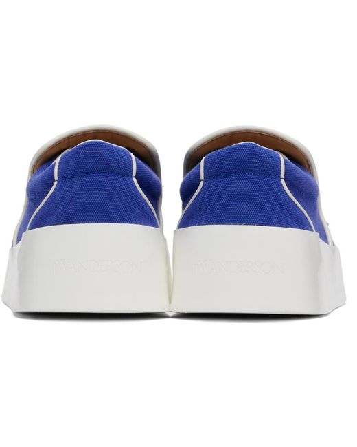 J.W. Anderson Blue Piping Sneakers for men