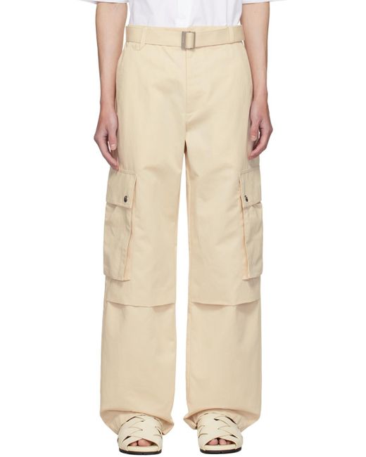 メンズ Jacquemus La Casaコレクション ベージュ The Cargo Pants カーゴパンツ Natural
