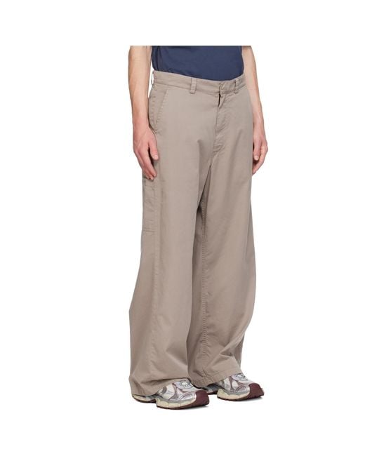 Balenciaga Gray Workwear Trousers for men