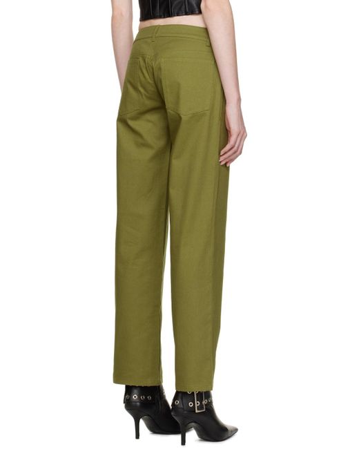 Miaou Green Atlas Trousers