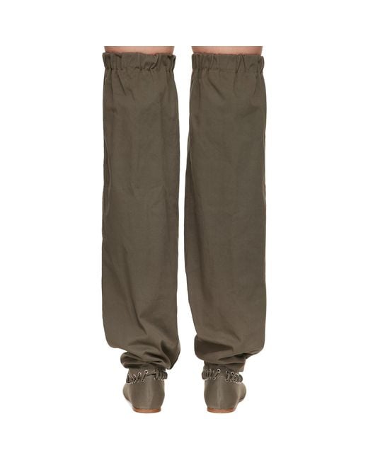 August Barron Multicolor Khaki Level Flat Thigh High Tall Boots