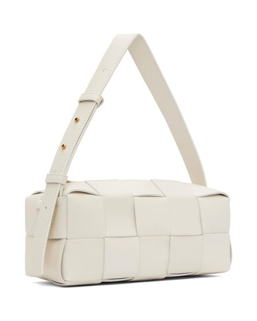 Bottega Veneta Natural White Small Brick Cassette Bag
