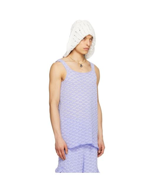 Isa Boulder Purple Ssense Exclusive Tank Top for men