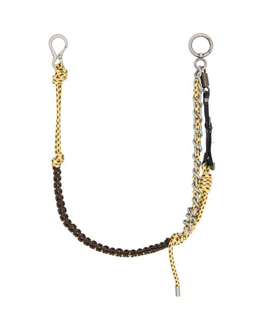 ANDERSSON BELL Metallic Antidote Handcrafted Keychain for men