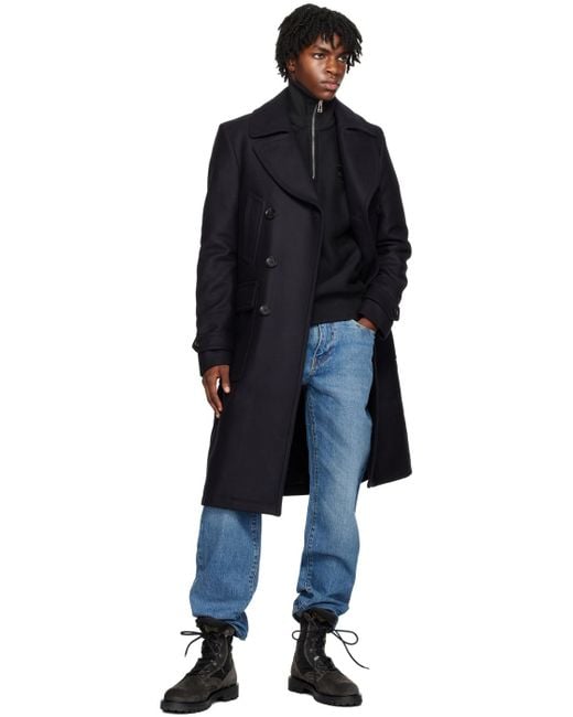 Belstaff Black Insulated Coat for men