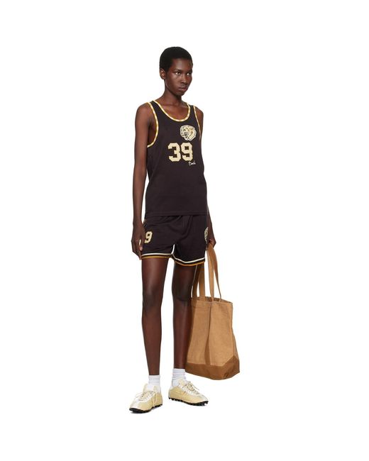 Bode Black Bobcat Shorts