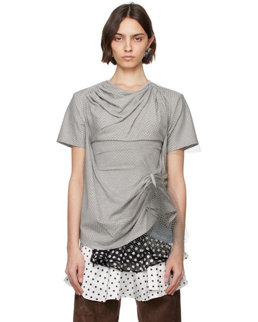 August Barron Black Cinched T-Shirt