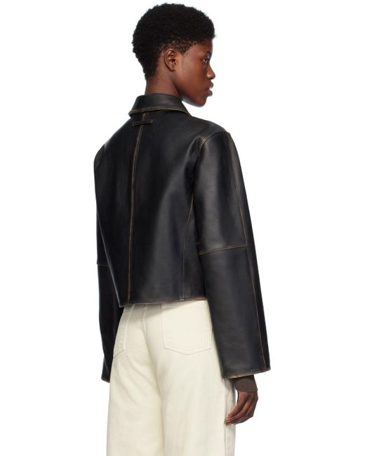 Low classic hot sale leather jacket