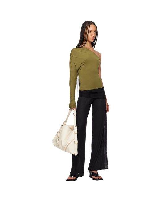 Miaou Black Green Katia Long Sleeve T-shirt