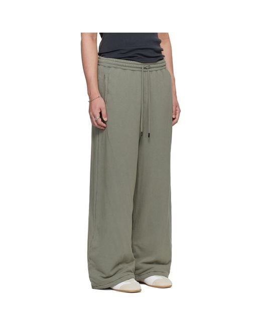 Lu'u Dan Brown Wadded Bontans Sweatpants for men