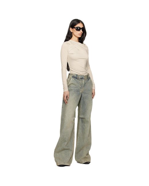 Entire studios Multicolor Off- Drape Top